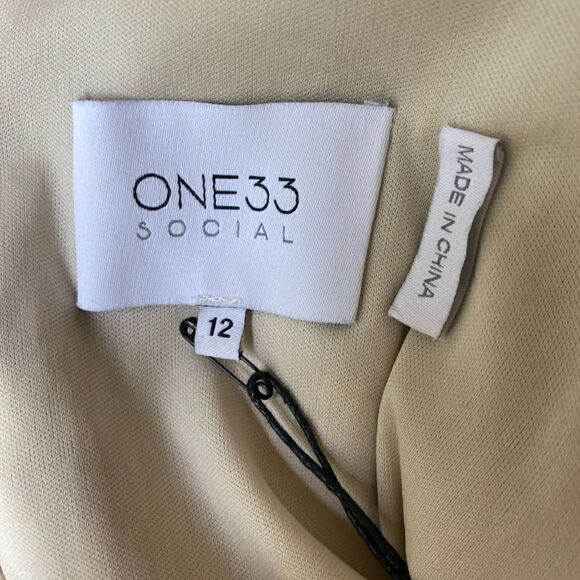 One33 Social Mint Multi Hombre Sequin Dress Size 12 NWT - Picture 7 of 9